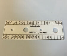 Karta kablowa Listwa zaciskowa Schemat Simson SR50 SR80 #1 nowy wodoodporny odporny na promieniowanie UV na sprzedaż  Wysyłka do Poland