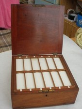 mahogany display cabinet for sale  LEDBURY