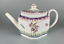 Pearlware c1805 teapot for sale  HAILSHAM