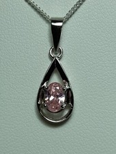 Silver pink cubic for sale  LONDON