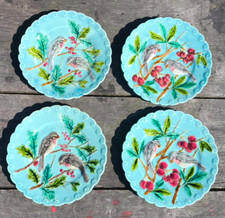 Anciennes assiettes barbotine d'occasion  Vic-sur-Seille