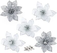 Glitter christmas poinsettia for sale  MANSFIELD