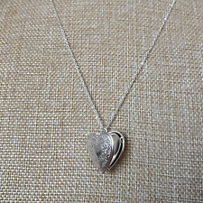 Heart necklace locket for sale  UK