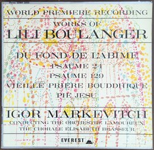 World Premier Recording/Works Of Lili Boulanger/Igor Markevitch/Lamoureaux  comprar usado  Enviando para Brazil