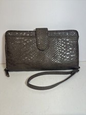 Womens wristlet brown for sale  Millville