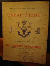Seaforth highlanders journal for sale  SOUTHEND-ON-SEA