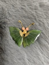 Schmetterling brosche jade gebraucht kaufen  Elsoff, Rehe, Oberroßbach