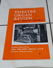 Theatre organ review for sale  LETCHWORTH GARDEN CITY
