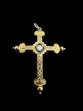 Pendentif croix jeanette d'occasion  Béziers