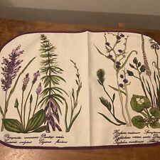 Purple floral material for sale  WIRRAL