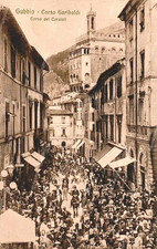 Dh533 cartolina gubbio usato  Tramonti