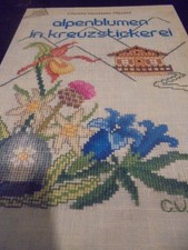 Kreuzstich vorlagen alpenblume gebraucht kaufen  Kempenich