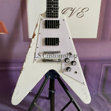 Guitarra elétrica James Hetfield Flying V “Kill ‘Em All” Metallica envelhecida OGV FUK comprar usado  Enviando para Brazil