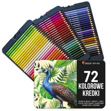 Kredki Zenacolor 72 sztuki - kolorowe farby artystyczne dla dzieci na sprzedaż  PL