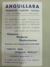 Vecchio volantino anguillara usato  Ciampino