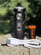ROVYVON BLACK S3 RECARGA EDC (CREE) LUZ LED + BATERIA + CABO DE CARREGAMENTO USB-C comprar usado  Enviando para Brazil