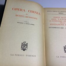Opera omnia benito usato  Morro d'Oro