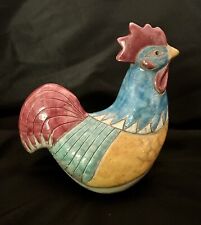 Raku pottery rooster for sale  Mc Gregor