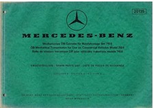 MERCEDES BENZ L710 CAMINHÃO ORIGINAL 1970 CAIXA DE CÂMBIO MANUAL DE FÁBRICA CATÁLOGO DE PEÇAS, usado comprar usado  Enviando para Brazil