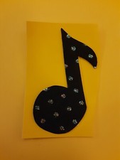 Adesivo vintage anos 80 June Kessler nota musical cetim *usado*, usado comprar usado  Enviando para Brazil