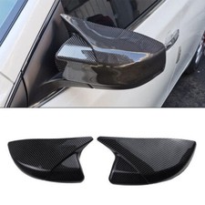 Usado, Tampa do espelho retrovisor lateral fibra de carbono acabamento 2 peças para Nissan Sentra 2013-2019 comprar usado  Enviando para Brazil