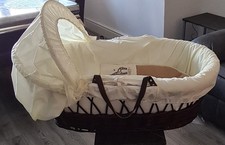 Wicker baby moses for sale  DUDLEY