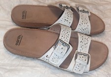 Sandália Earth Sand Antigua Feminina 11 M Couro Branco Conforto Alça Dupla comprar usado  Enviando para Brazil