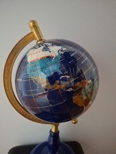 Natural gemstone globe for sale  EYE