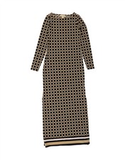 Vestido maxi Michael Kors feminino padrão abstrato manga longa Reino Unido 6 XS preto AQ14 comprar usado Vestido maxi Michael Kors feminino padrão abstrato manga longa Reino Unido 6 XS preto AQ14 comprar usado  Enviando para Brazil