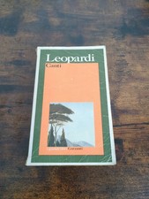 Giacomo leopardi canti usato  Gavirate