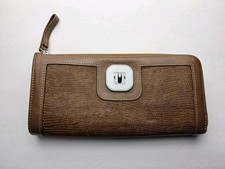 Longchamp leather zip d'occasion  Expédié en Belgium