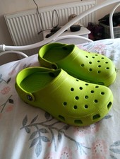 Lime green croc for sale  HUDDERSFIELD