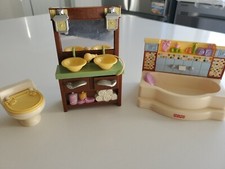 Usado, Fisher Price Loving Family Casa de Bonecas~Banheira de Imersão~Pia de Vaidade~Conjunto de Banheiro comprar usado  Enviando para Brazil