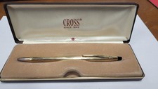 Caneta Vintage Cross 1/20 10K folheada a ouro com estojo comprar usado  Enviando para Brazil