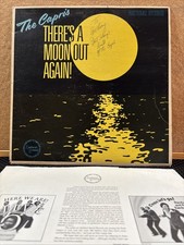The Capris - There's A Moon Out Again! USA  Album Ambient Sound 1982 -signed comprar usado  Enviando para Brazil