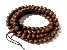 Genuíno Natural Escuro 108 Bodhi Semente Mala Japa Mala Tibete Pulseiras Buda Yoga comprar usado  Enviando para Brazil