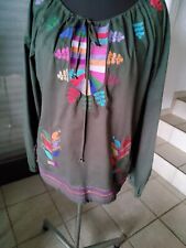 Tunika stickerei bohostyle gebraucht kaufen  Aschau