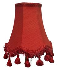 Vintage lampshade red for sale  HEREFORD