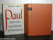 Saint PAUL & the SALVATION of MANKIND Johannes Munck 1st Ed Missionary Strategy comprar usado  Enviando para Brazil