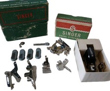 Lote enorme raro de 10 acessórios para máquina de costura Singer em ziguezague e diversos. comprar usado  Enviando para Brazil