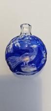 Vintage blue crystal for sale  STOURBRIDGE