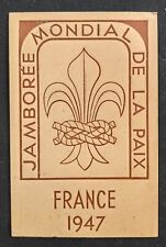 Jamboree mondial paix d'occasion  Reims