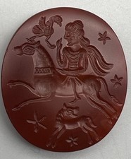 Carnelian signet amulet for sale  USA