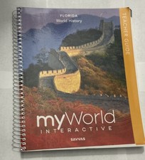 Florida World History Teacher Guide My World Interactive  Very Good comprar usado  Enviando para Brazil