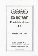 Ersatzteile liste dkw gebraucht kaufen  Freiamt