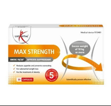 Pílulas dietéticas Lucovital Max Strength para perda de peso 30 comprimidos (XLS MEDICAL) comprar usado  Enviando para Brazil