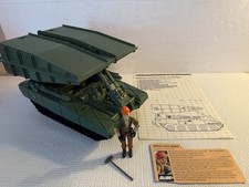 Usado, Camada de ponte GI Joe 1985 com cabine de pedágio 100% completa com cartão de arquivo e projeto comprar usado  Enviando para Brazil