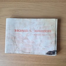 Honda xr200r owners for sale  BEDLINGTON