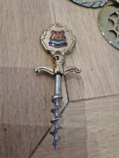 Vintage brass corkscrew for sale  GRANTHAM