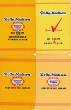 ADS - DOLLY MADISON - SORVETE - 4 - cartas de baralho vintage únicas, usado comprar usado  Enviando para Brazil